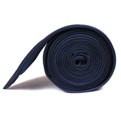 Navy Blue Line - Skinny Tie Side Roll