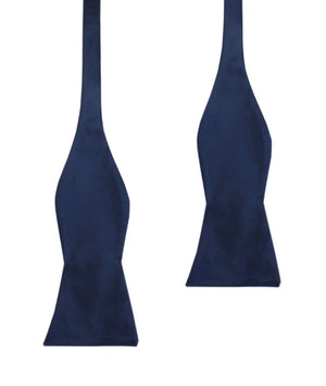 Navy Blue Line - Bow Tie (Untied)