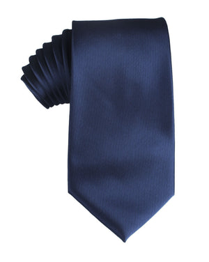 Navy Blue Line Tie