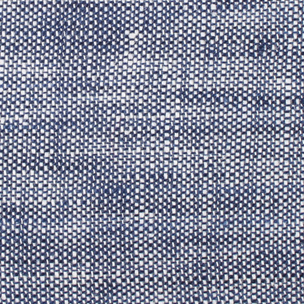 Navy Blue Linen Chambray Fabric Self Tie Bow Tie L037