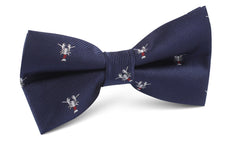 Navy Blue Lobster Bow Tie