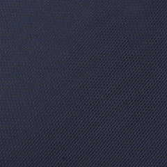 Navy Blue Oxford Stitch Skinny Tie Fabric