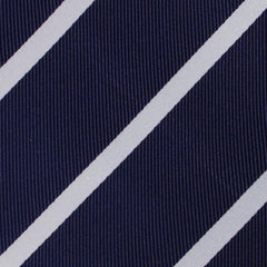 Navy Blue Pencil Stripe Fabric Pocket Square