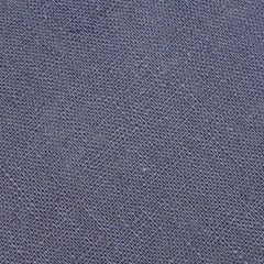 Navy Blue Slub Linen Fabric Pocket Square L029