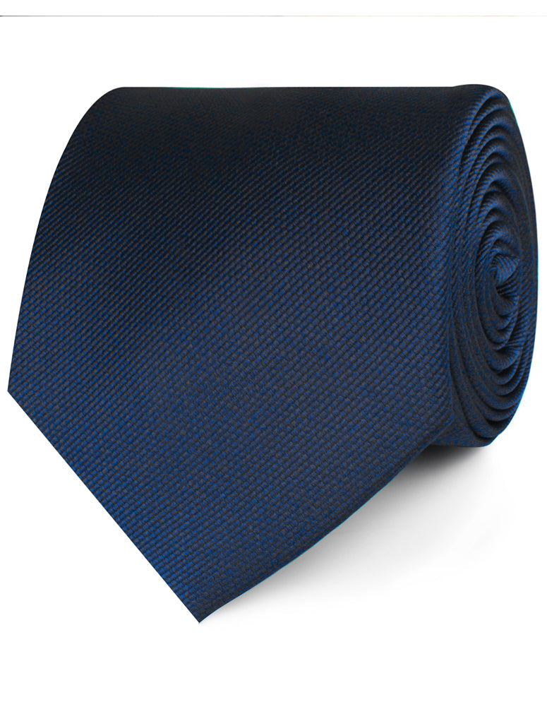 Navy Blue Weave Neckties