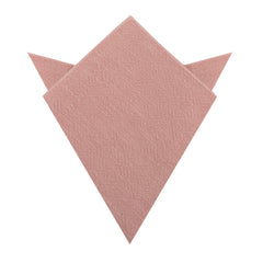 New York Dusty Nude Pink Linen Pocket Square