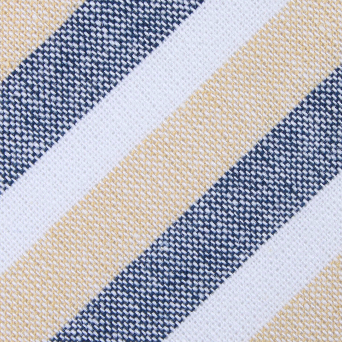 New York Striped Fabric Skinny Tie
