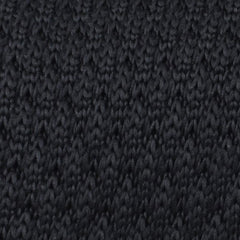 Noceur Black Knitted Tie Fabric