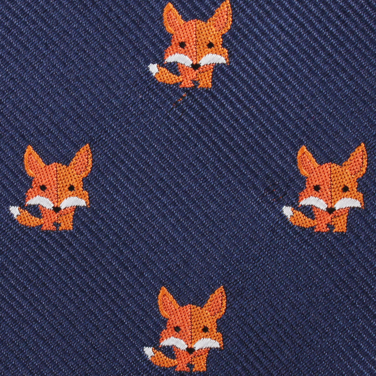 North American Kit Fox Fabric Self Bowtie