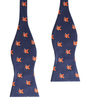 North American Kit Fox Self Bow Tie