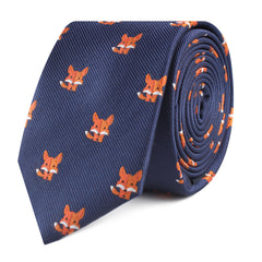 North American Kit Fox Slim Tie