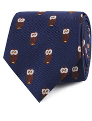 Northern Brown Owl Necktie