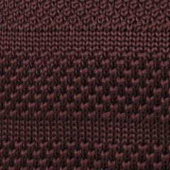 Nottingham Brown Knitted Tie Fabric