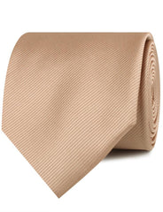 Nude Brown Twill Neckties