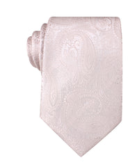 Nude Pink Paisley Necktie