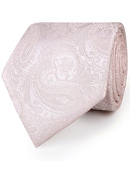 Nude Pink Paisley Neckties