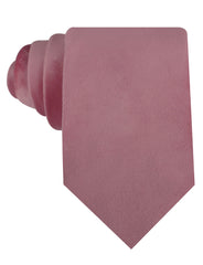 Nude Pink Velvet Necktie