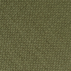 Olive Green Basket Weave Linen Pocket Square Fabric
