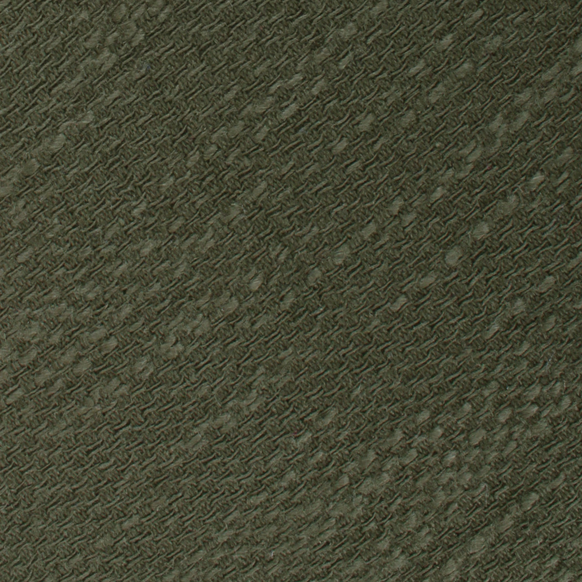 Olive Green Coarse Linen Pocket Square Fabric