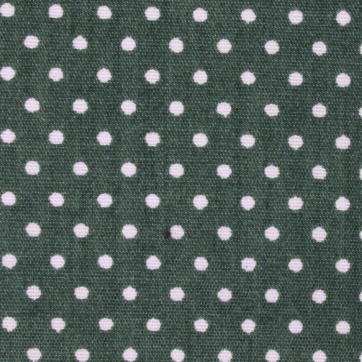 Olive Green Polka Dot Cotton Fabric Mens Bow Tie