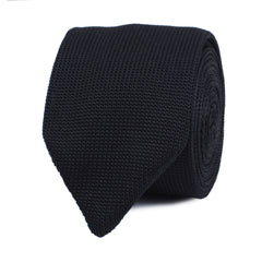 Orenda Black Knitted Tie