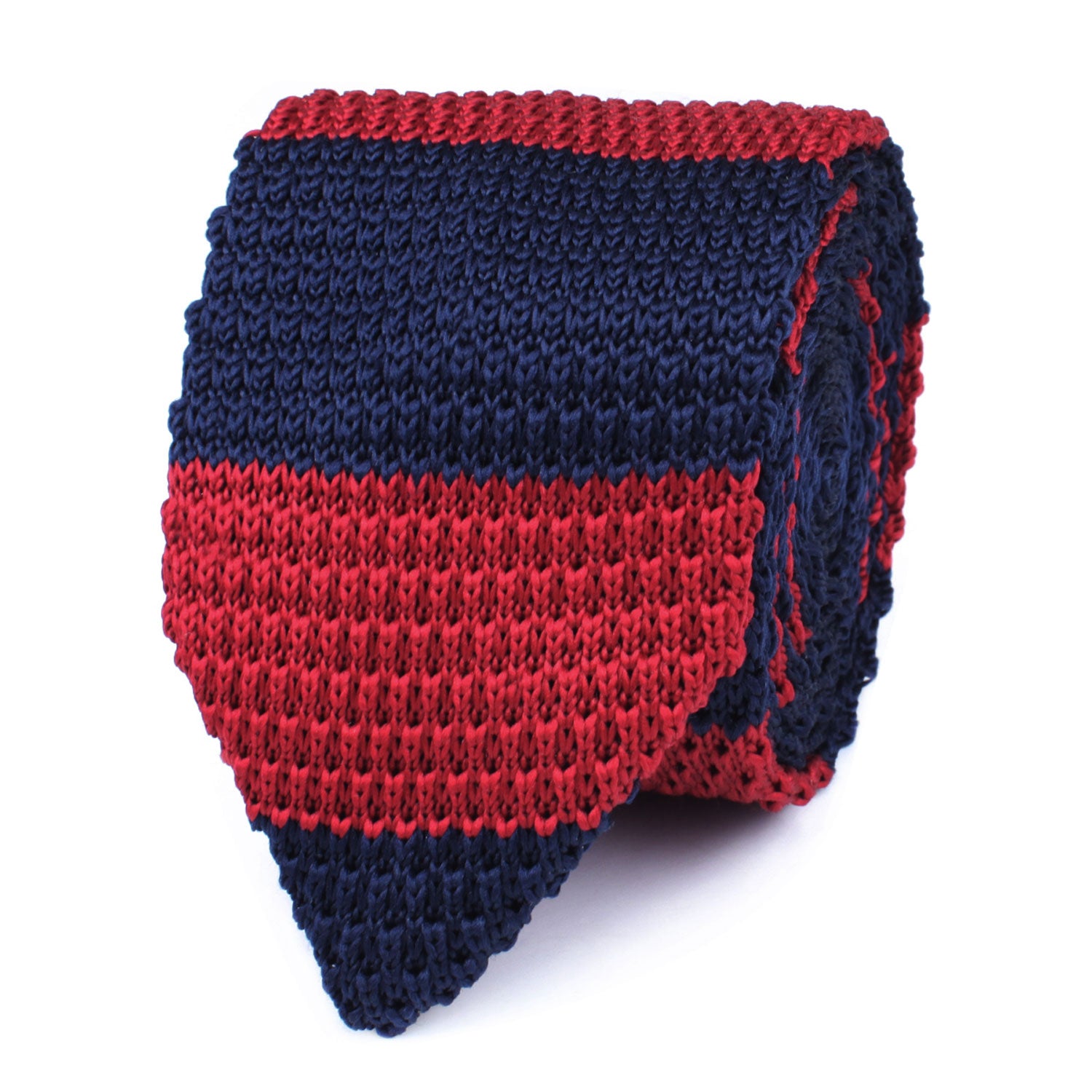 Orion Striped Knitted Tie