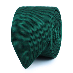 Orphic Green Knitted Tie