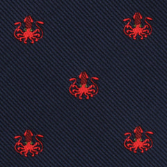 Ozy The Squid Skinny Tie Fabric