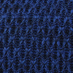 Escobar Blue Knitted Tie Fabric