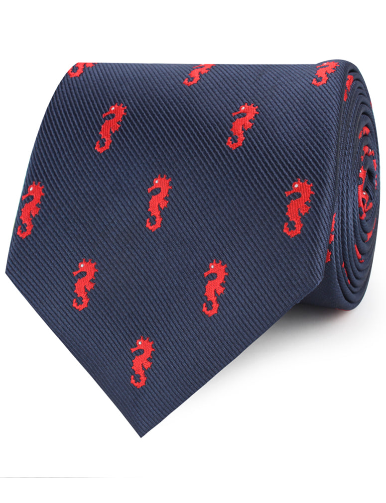 Pacific Seahorse Neckties