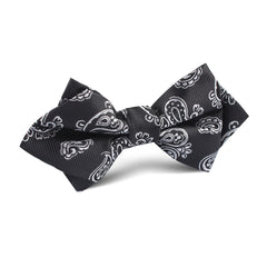 Paisley Coal Black Diamond Bow Tie
