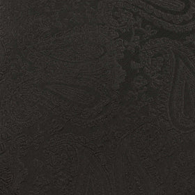 Paisley Midnight Black Pocket Square