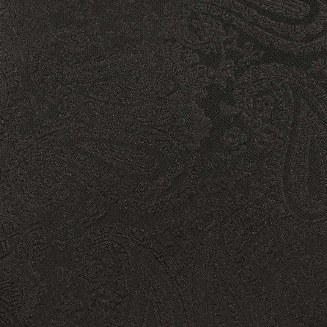 Paisley Midnight Black Fabric Self Tie Diamond Tip Bow Tie X938