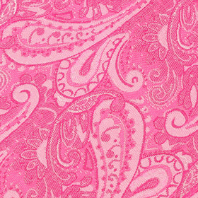 Paisley Pink Pocket Square