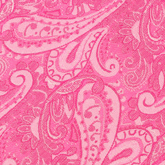 Paisley Pink Fabric Necktie XP888