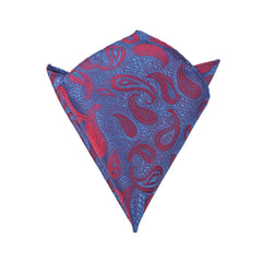 Paisley Purple and Red - Pocket Square