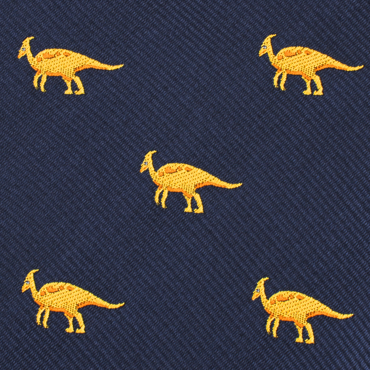 Parasaurolophus Dinosaurs Pocket Square Fabric