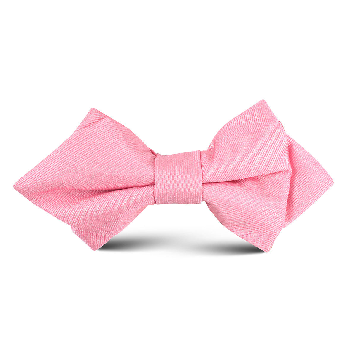 Pastel Pink Kids Diamond Bow Tie