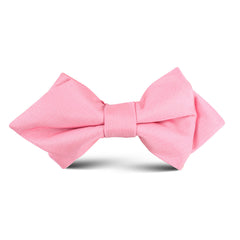 Pastel Pink Kids Diamond Bow Tie