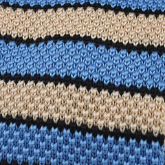 Cicero Blue Knitted Tie Fabric
