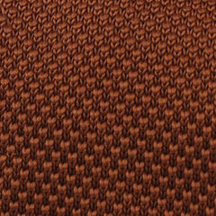 Giamatti Golden Brown Knitted Tie Fabric