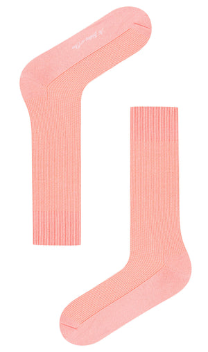 Peach Textured Socks
