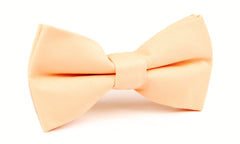 Peach Cotton Bow Tie