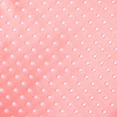 Peach Mini Polka Dots Self Bow Tie Fabric