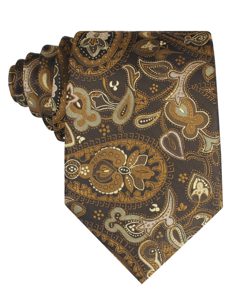 Persian Paisley Brown Tie