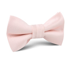 Petal Pink Twill Kids Bow Tie