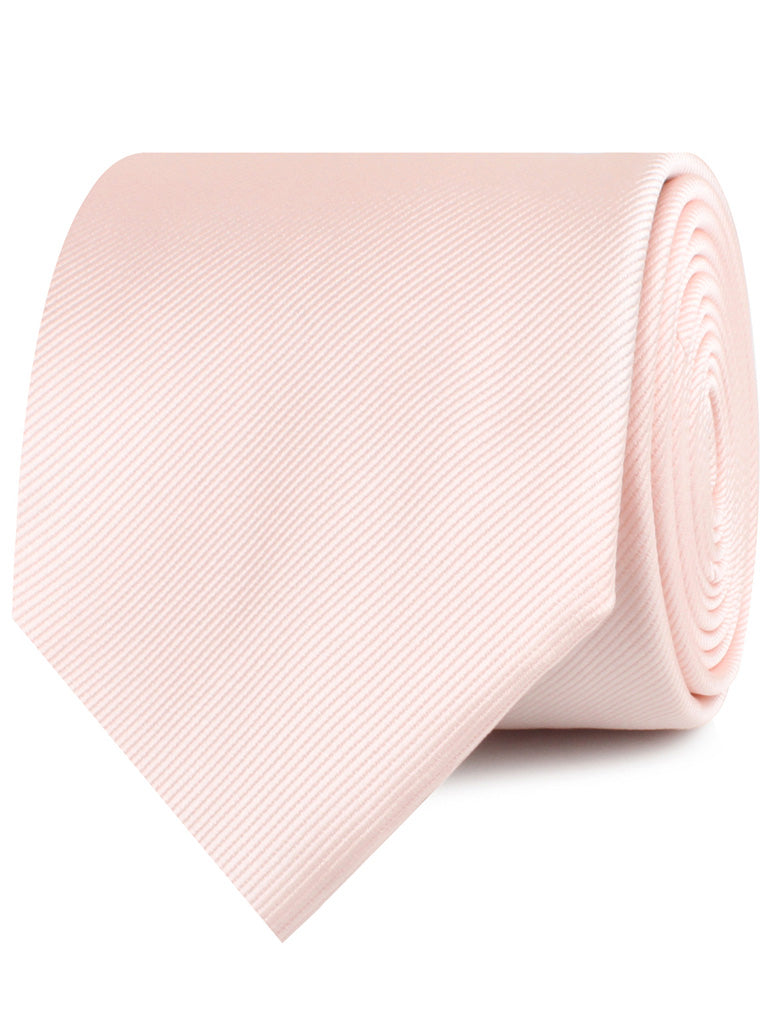 Petal Pink Twill Neckties