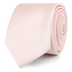 Petal Pink Twill Skinny Ties