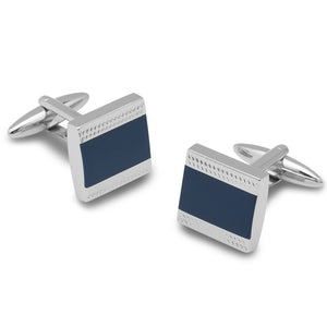 Peter the Great Blue Square Cufflinks