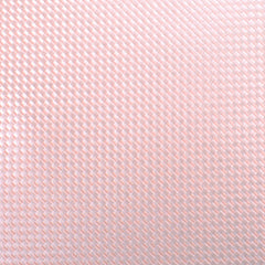Pink Basket Weave Checkered Necktie Fabric